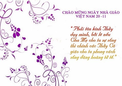 Lớp MGN B1 chào mừng kỉ niệm 36 năm ngày Nhà Giáo Việt Nam 20/11